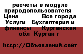 расчеты в модуле природопользователя › Цена ­ 3 000 - Все города Услуги » Бухгалтерия и финансы   . Курганская обл.,Курган г.